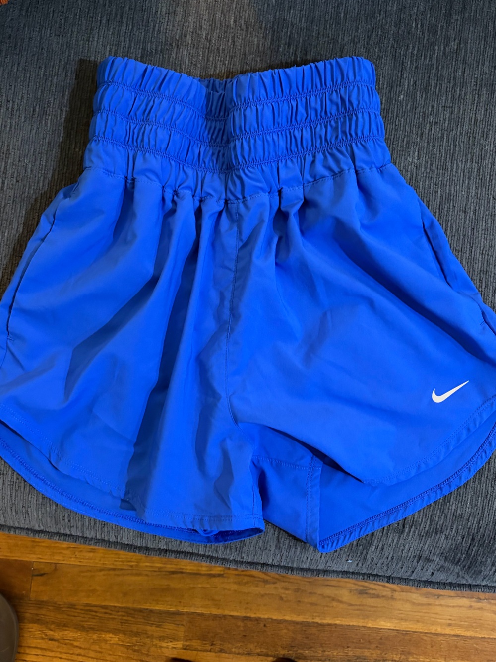 Royal Blue High Rise Nike Tempo Shorts